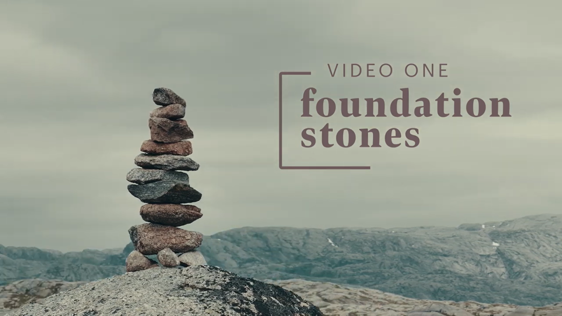 Foundation Teaching #1